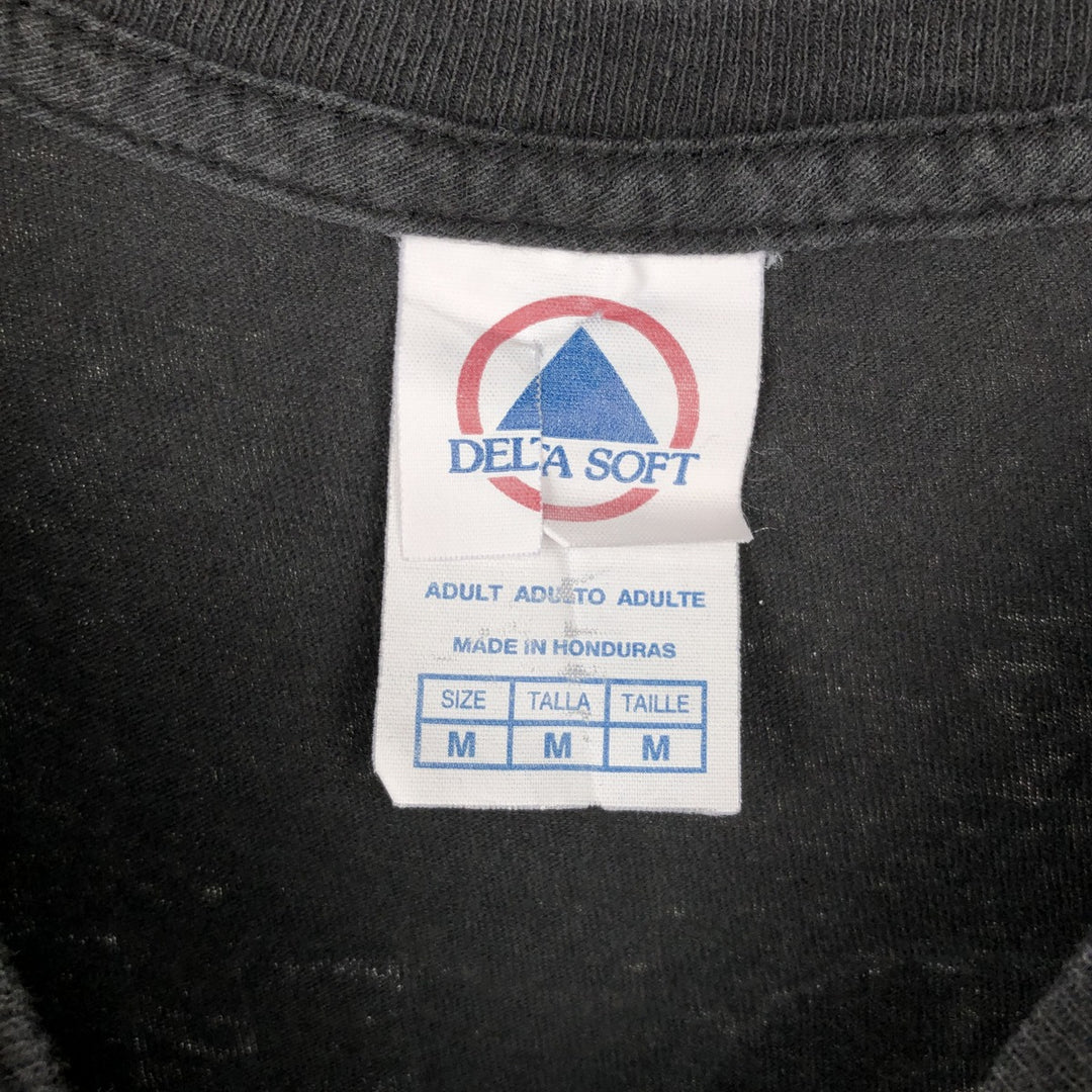 DELTA SOFT RED HOT CHILI PEPPERS Band T-shirt (Men's Size M) cotton black type Vintage Second Hand