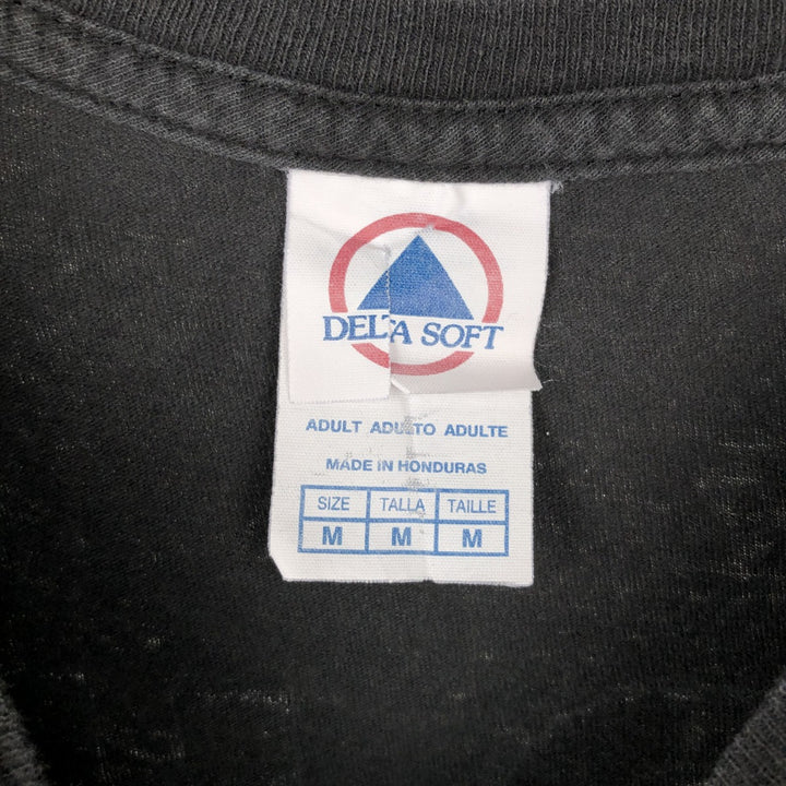 DELTA SOFT RED HOT CHILI PEPPERS Band T-shirt (Men's Size M) cotton black type Vintage Second Hand