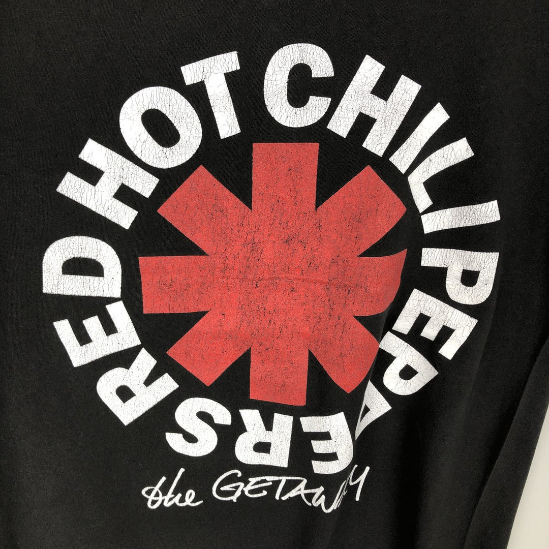 DELTA SOFT RED HOT CHILI PEPPERS Band T-shirt (Men's Size M) cotton black type Vintage Second Hand