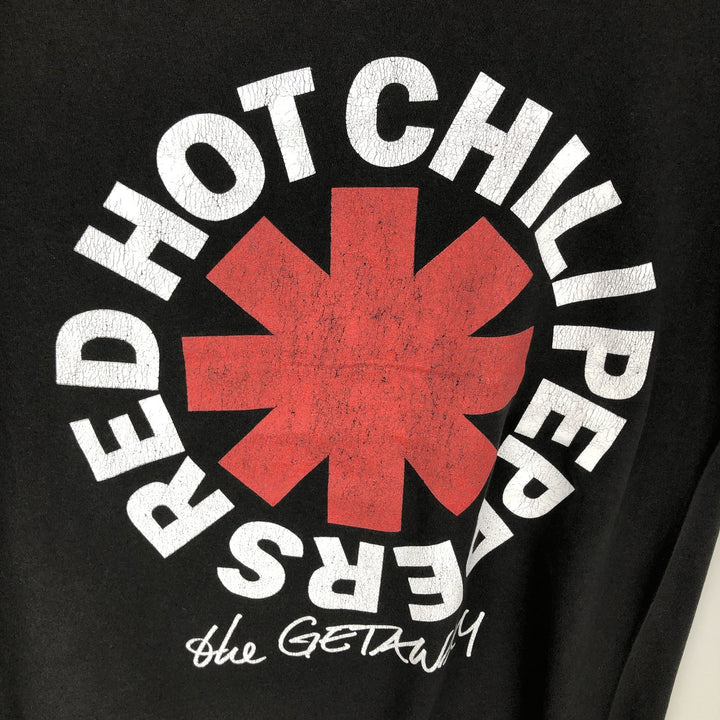 DELTA SOFT RED HOT CHILI PEPPERS Band T-shirt (Men's Size M) cotton black type Vintage Second Hand