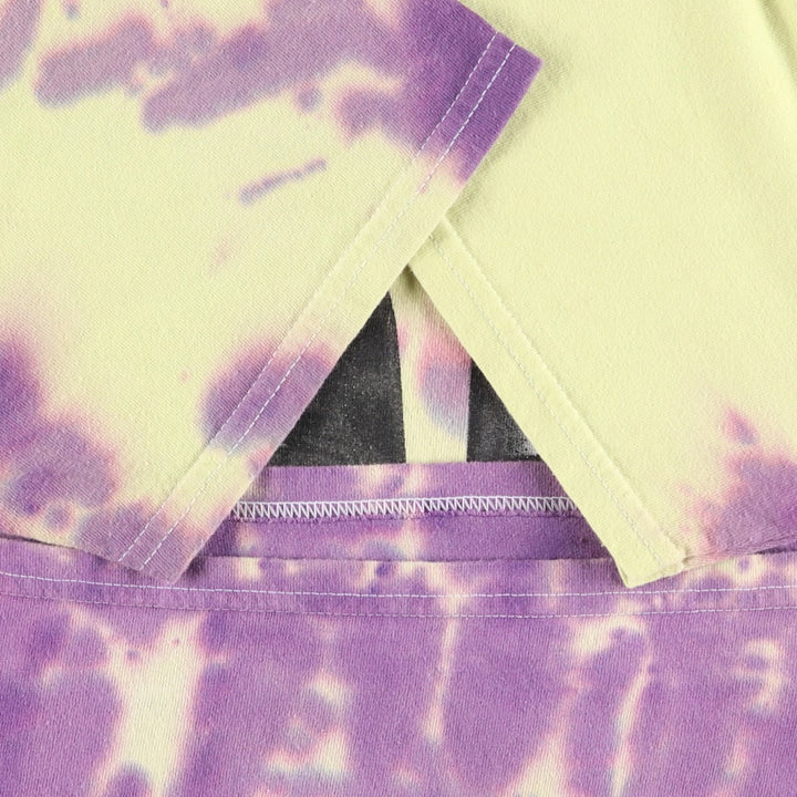 PINK FLOYD Tie-dye Pattern Band T-shirt (Men's Size S) cotton yellow type Vintage Second Hand