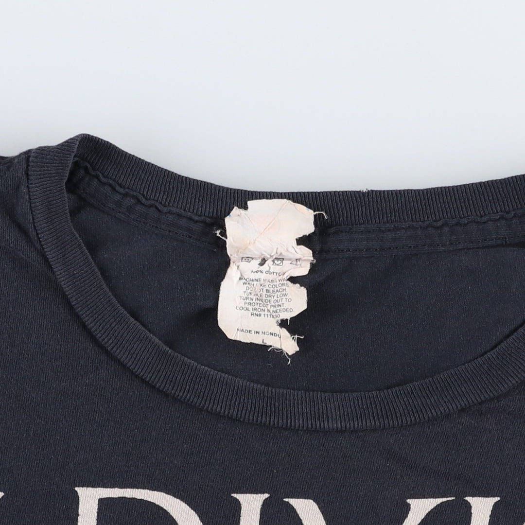 BAY ISLAND JOY DIVISION Band T-shirt (Men's size L) cotton black type Vintage Second Hand