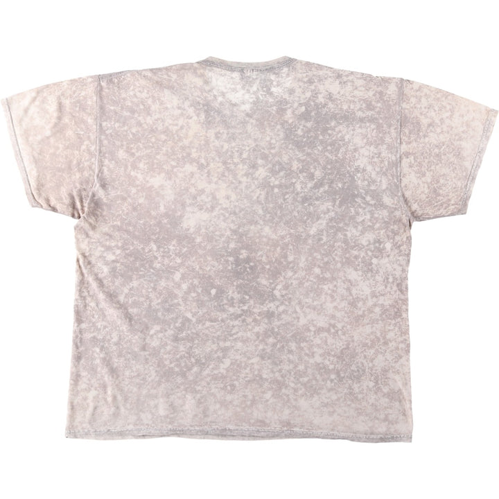 MISFITS Skull Pattern Band T-shirt, Men's XL size cotton Beige type Vintage Second Hand