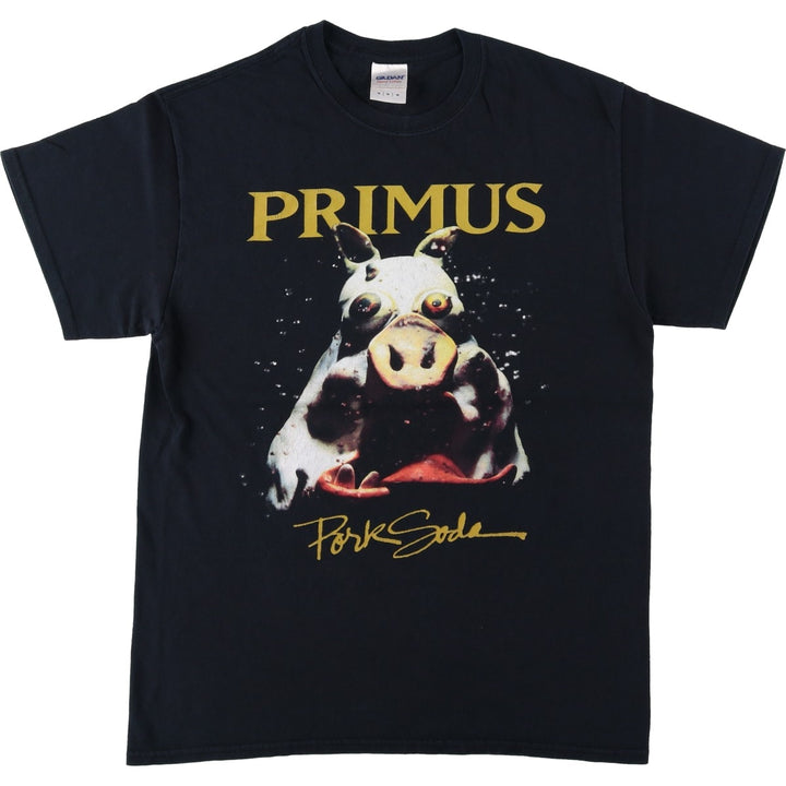 Gildan Primus Band T-shirt, Men's Size M (approx.) cotton black type Vintage Second Hand