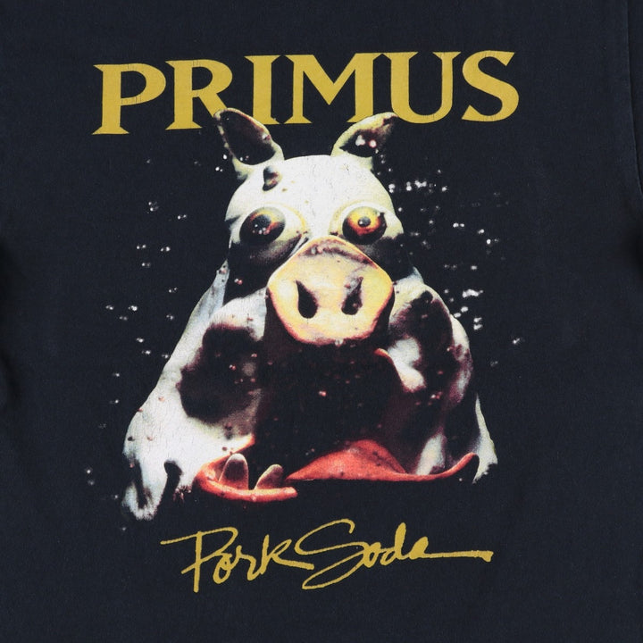 Gildan Primus Band T-shirt, Men's Size M (approx.) cotton black type Vintage Second Hand