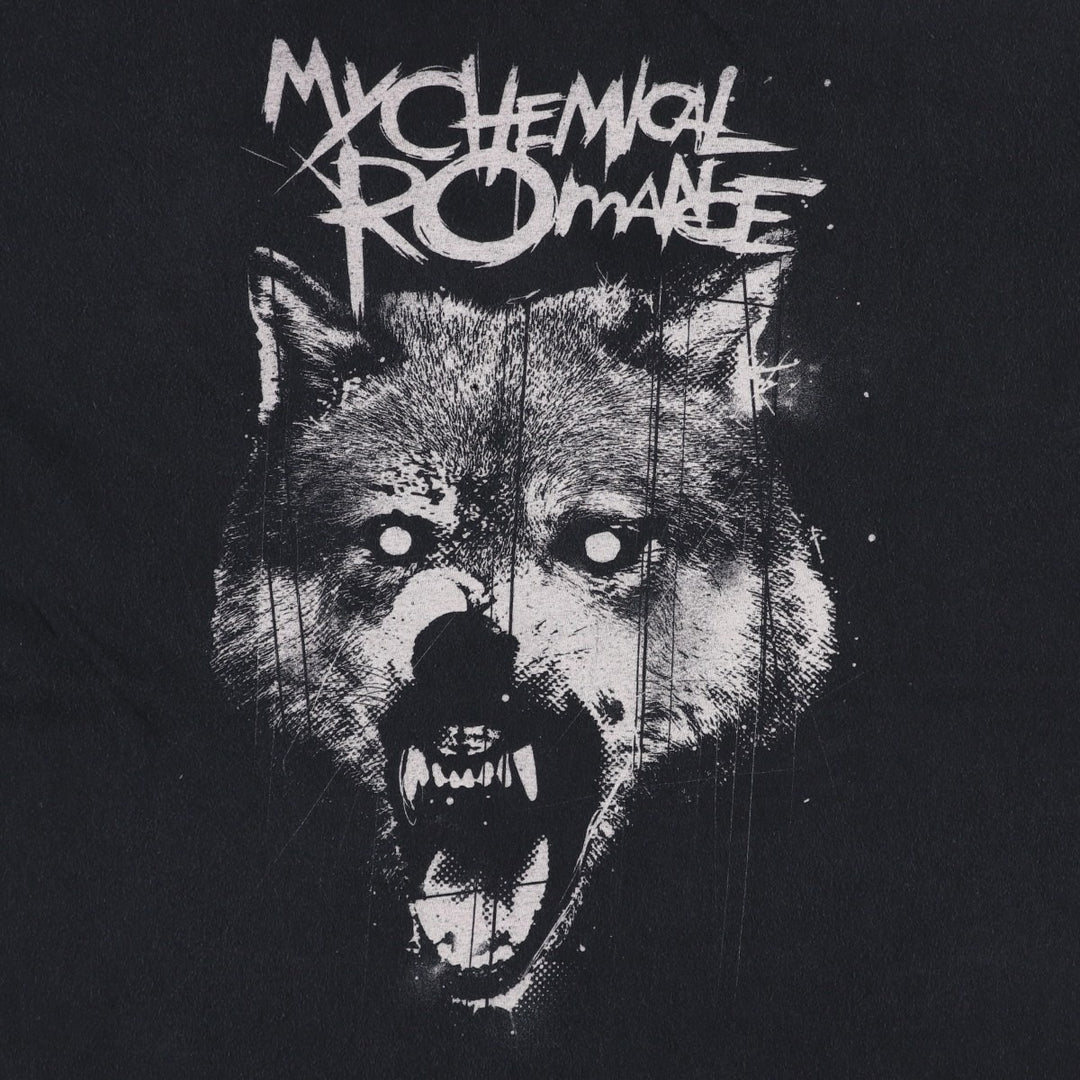 BAY ISLAND MY CHEMICAL ROMANCE Band T-shirt (Men's XL equivalent) cotton black type Vintage Second Hand
