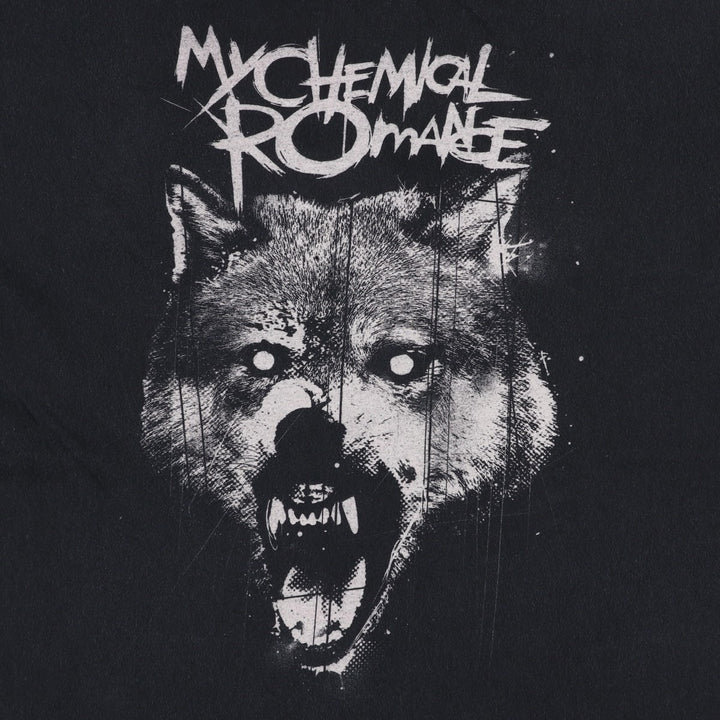 BAY ISLAND MY CHEMICAL ROMANCE Band T-shirt (Men's XL equivalent) cotton black type Vintage Second Hand