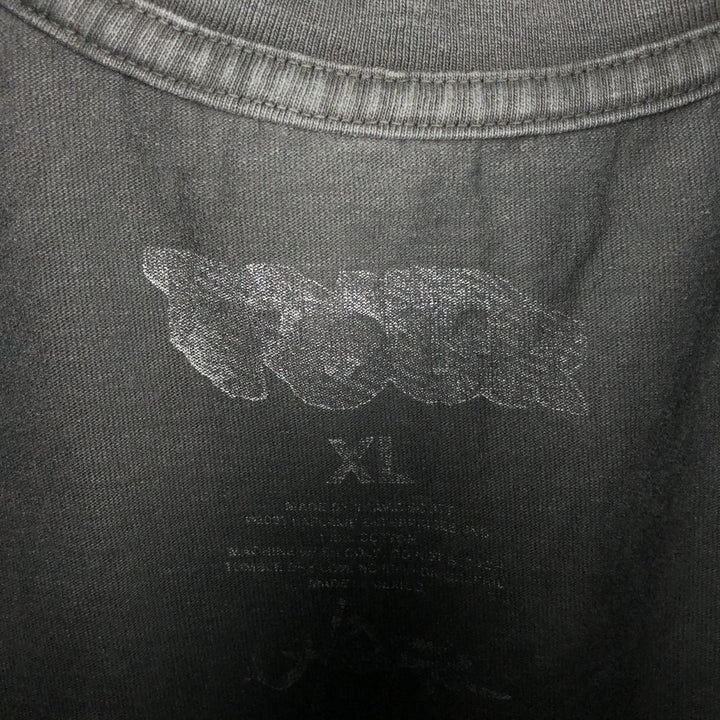 TRAVIS SCOTT rap t-shirt, men's size XL (approx.) unclear gray type Vintage Second Hand