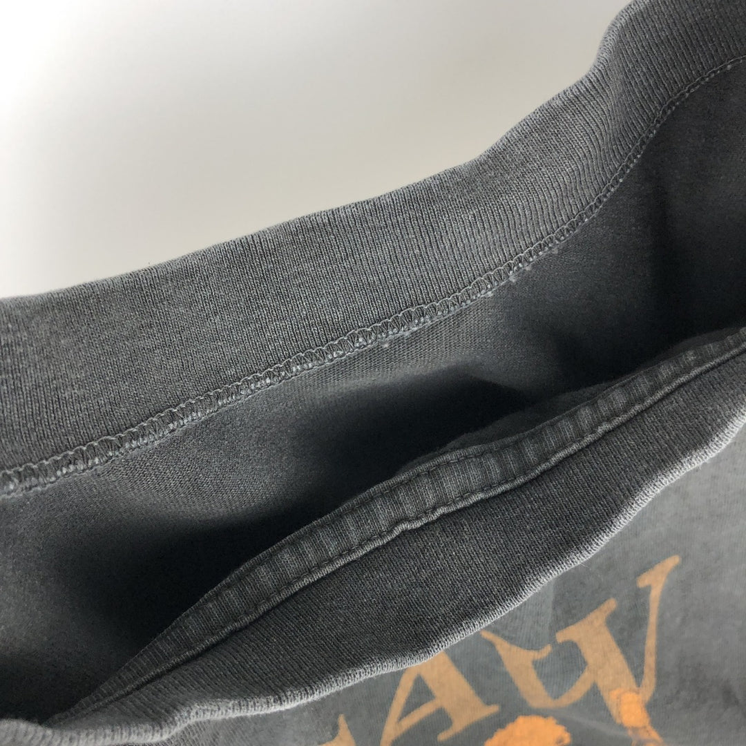 TRAVIS SCOTT rap t-shirt, men's size XL (approx.) unclear gray type Vintage Second Hand