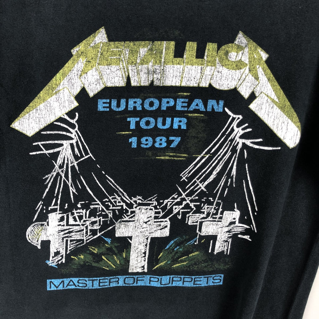 Metallica Band T-Shirt, Men's Size Small cotton navy blue type Vintage Second Hand