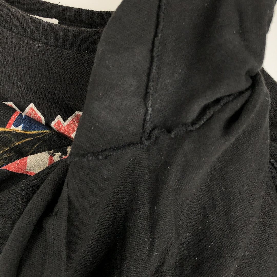 IRON MAIDEN Iron Maiden Band T-shirt Band T Men's M size cotton black type Vintage Second Hand
