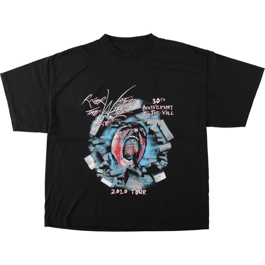 PINK FLOYD Pink Floyd Band T-shirt Band T Men's XL size unclear black type Vintage Second Hand