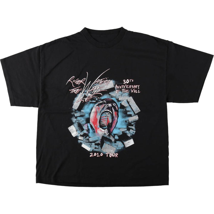 PINK FLOYD Pink Floyd Band T-shirt Band T Men's XL size unclear black type Vintage Second Hand