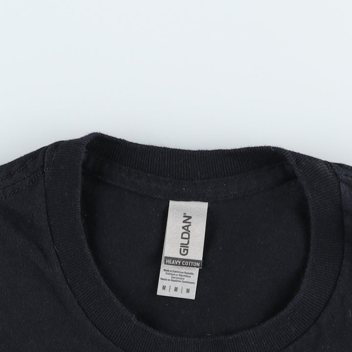 Gildan Radiohead band t-shirt, men's size M (approx.) cotton black type Vintage Second Hand
