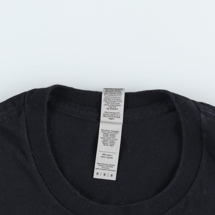 Gildan Radiohead band t-shirt, men's size M (approx.) cotton black type Vintage Second Hand