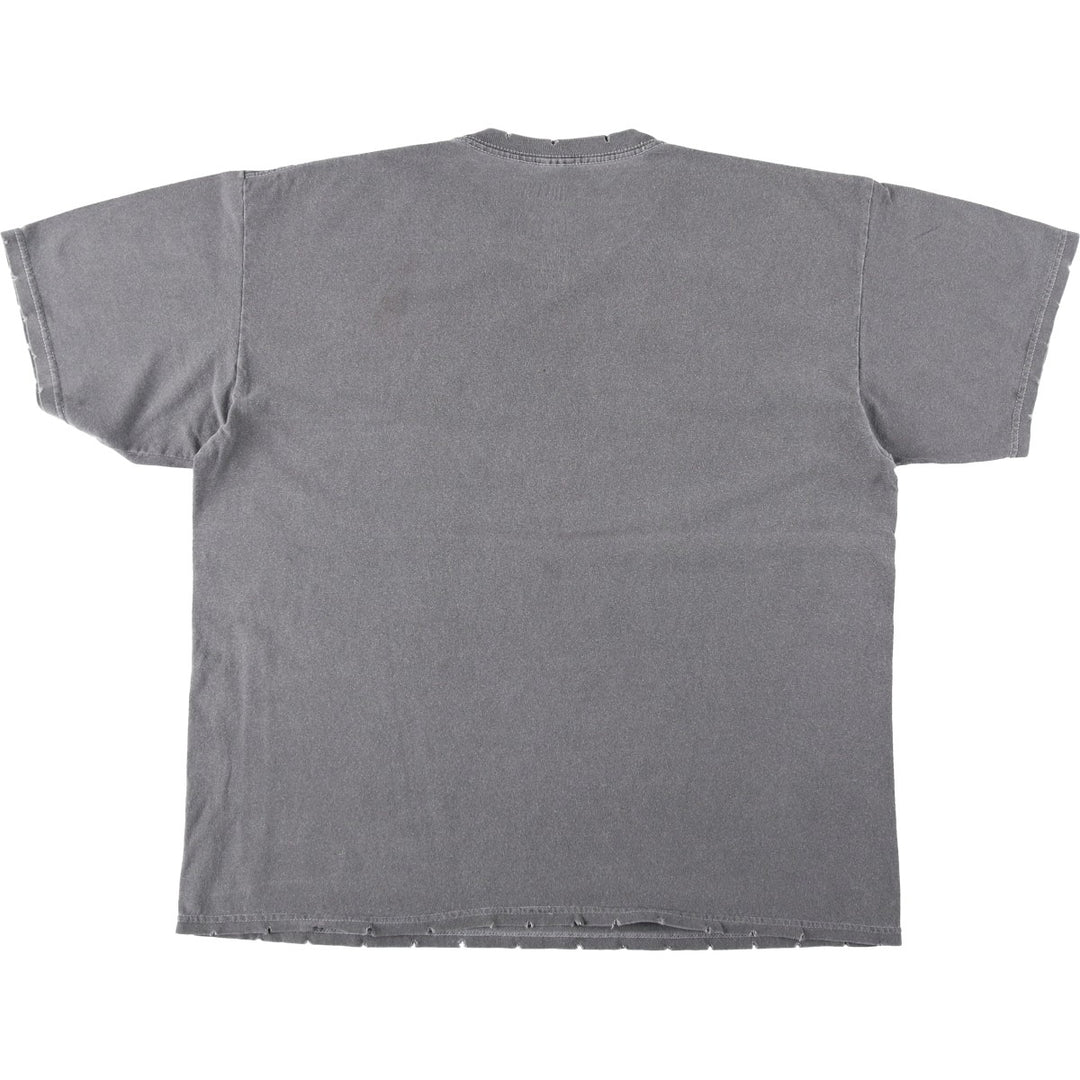 NIRVANA Nirvana Band T-shirt, Band T, Men's S size cotton gray type Vintage Second Hand