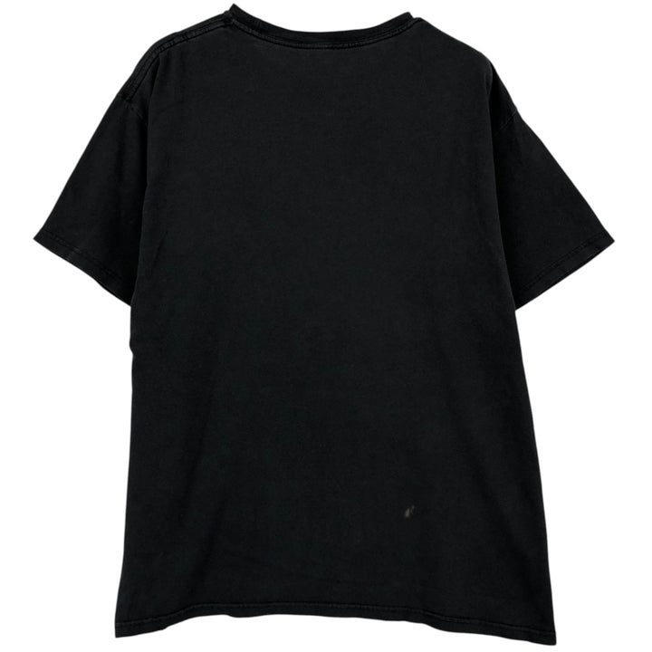 THE ROLLING STONES The Rolling Stones Band T-shirt Band T Men's L size unclear black type Vintage Second Hand