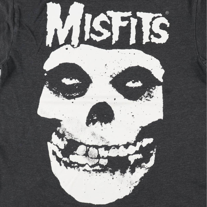 THE MISFITS Band T-shirt (Men's size L) cotton gray type Vintage Second Hand