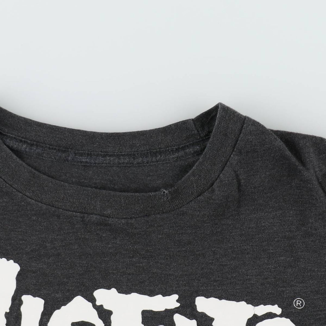 THE MISFITS Band T-shirt (Men's size L) cotton gray type Vintage Second Hand