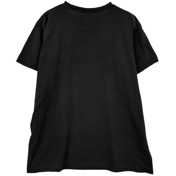 RUSH Band T-Shirt, Made in the UK, Men's Size XL (approx.) cotton black type Vintage Second Hand