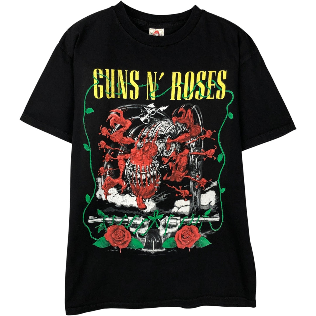ALSTYLE GUNS N' ROSES Band T-shirt (Men's size M) cotton black type Vintage Second Hand