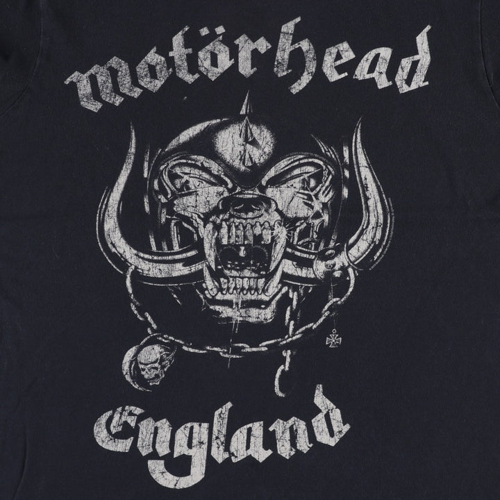 MOTORHEAD print band t-shirt, men's size M. cotton black type Vintage Second Hand