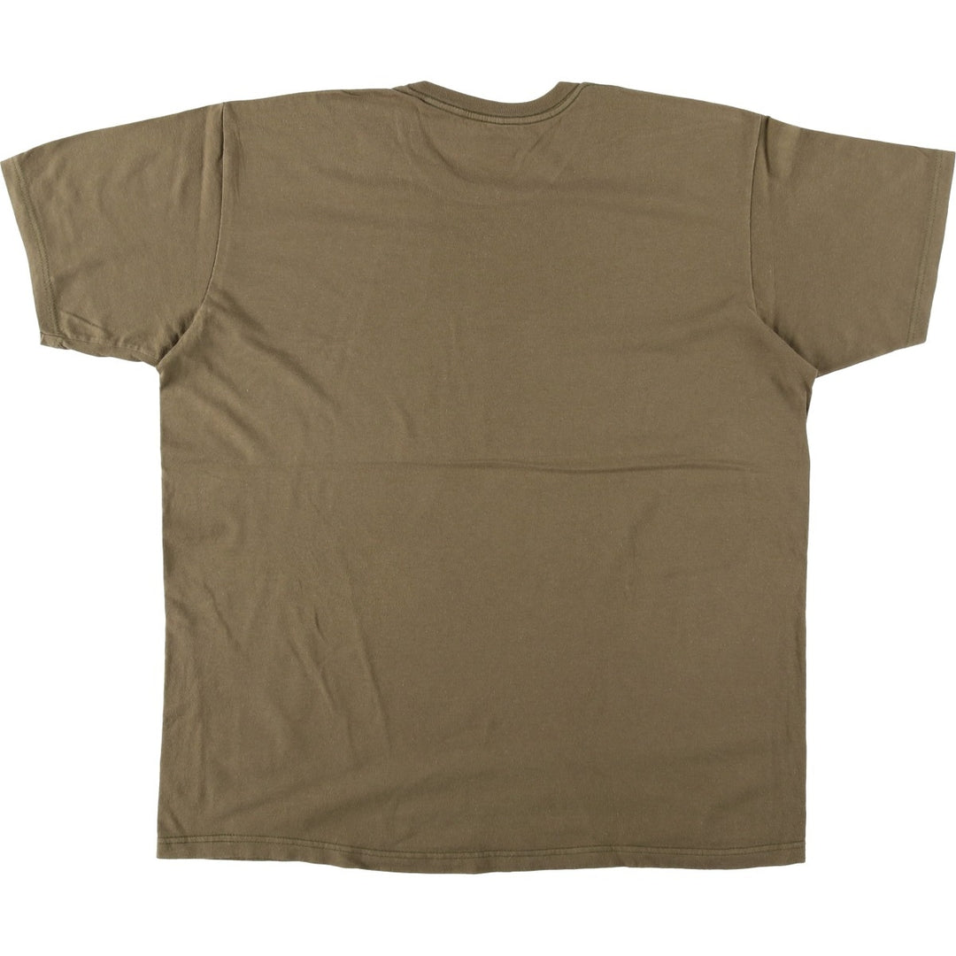 THE BEATLES Band T-shirt, Band T, Men's XL size cotton Khaki type brown Vintage Second Hand
