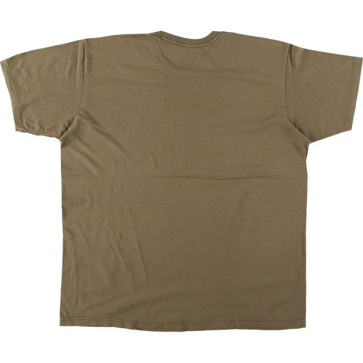 THE BEATLES Band T-shirt, Band T, Men's XL size cotton Khaki type brown Vintage Second Hand