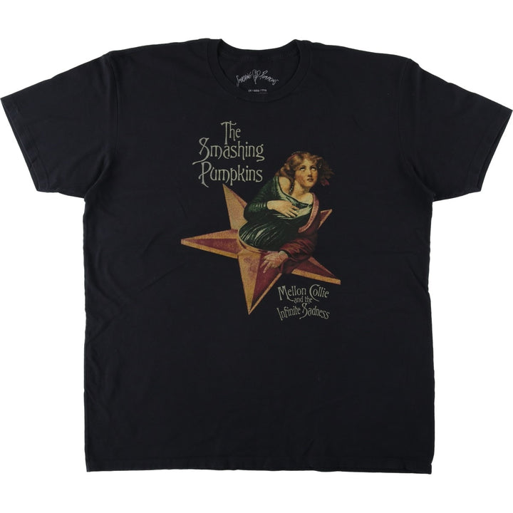 THE SMASHING PUMPKINS Smashing Pumpkins Band T-shirt Band T Men's XXL equivalent cotton black type Vintage Second Hand