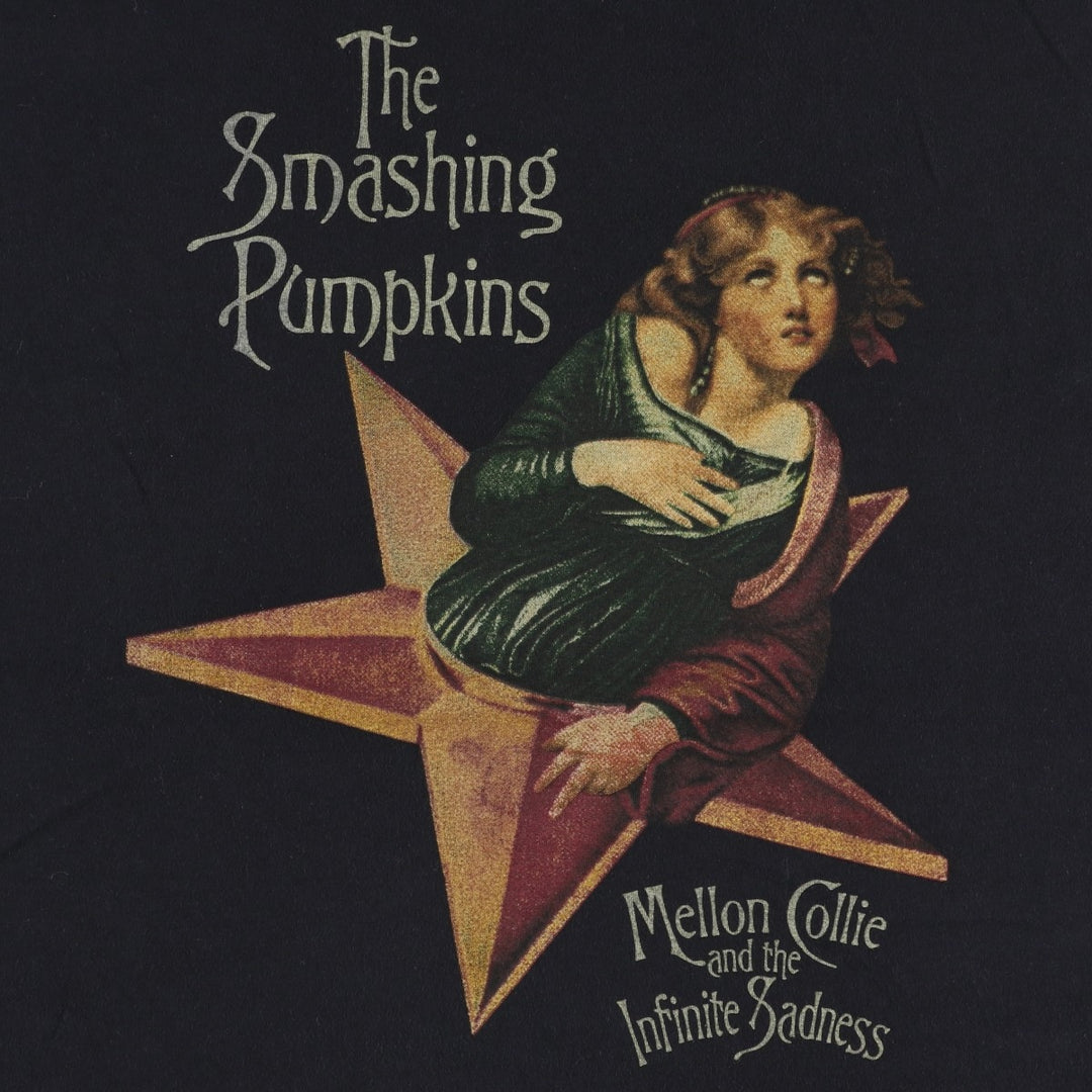 THE SMASHING PUMPKINS Smashing Pumpkins Band T-shirt Band T Men's XXL equivalent cotton black type Vintage Second Hand