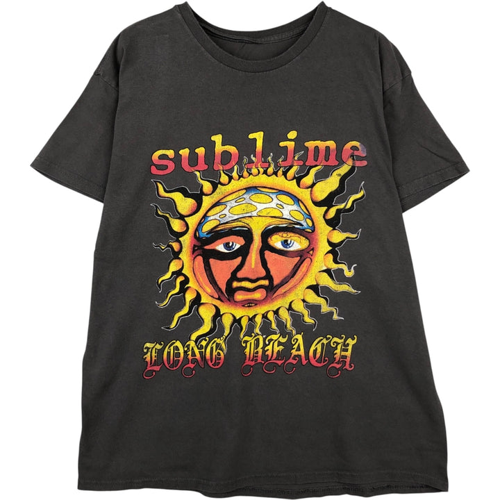 SUBLIME Band T-shirt, Men's L size unclear gray type Vintage Second Hand