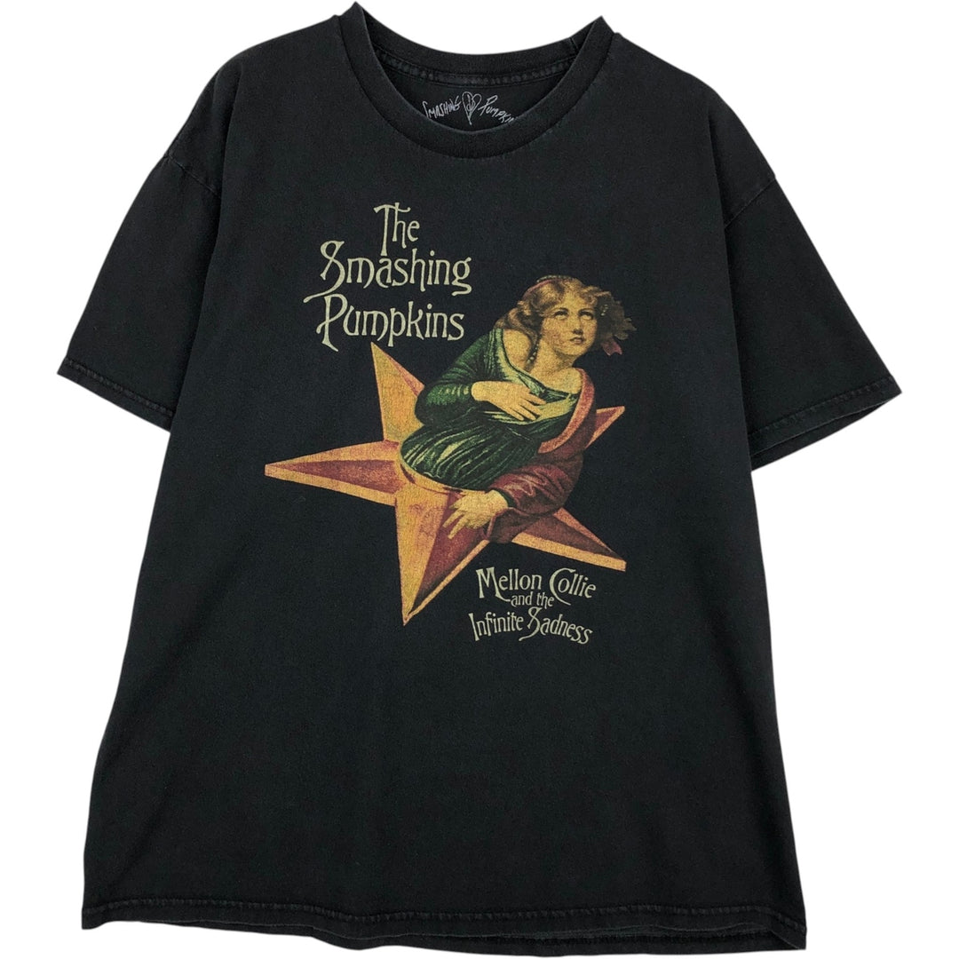 THE SMASHING PUMPKINS Smashing Pumpkins Band T-shirt Band T Men's XL equivalent cotton black type Vintage Second Hand