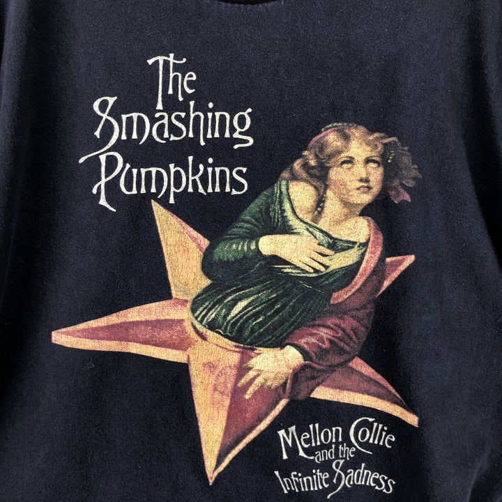 THE SMASHING PUMPKINS Smashing Pumpkins Band T-shirt Band T Men's XL equivalent cotton black type Vintage Second Hand