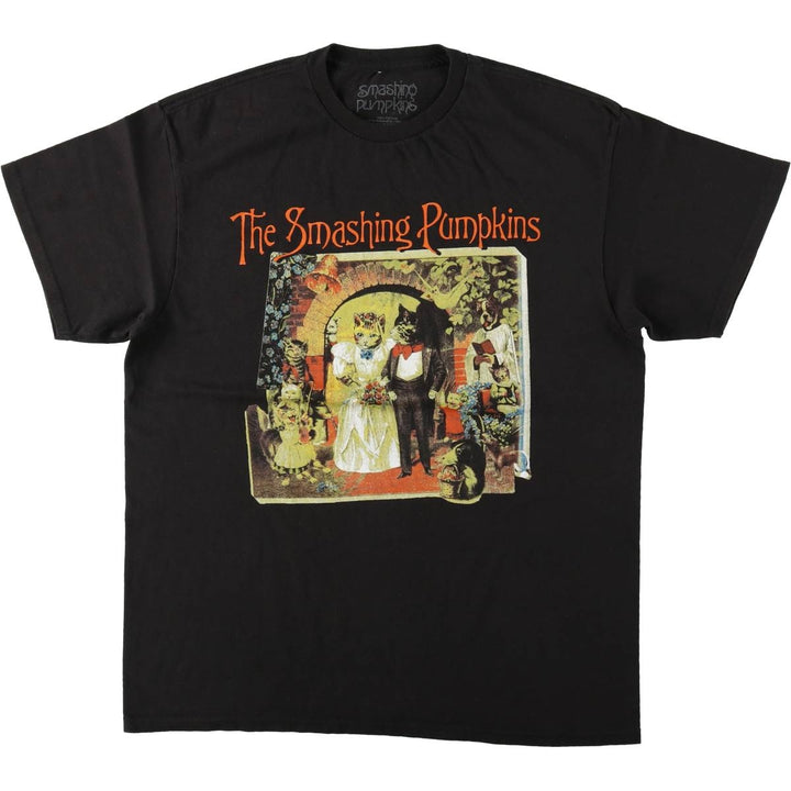 THE SMASHING PUMPKINS Smashing Pumpkins Band T-shirt Band T Men's L size cotton black type Vintage Second Hand