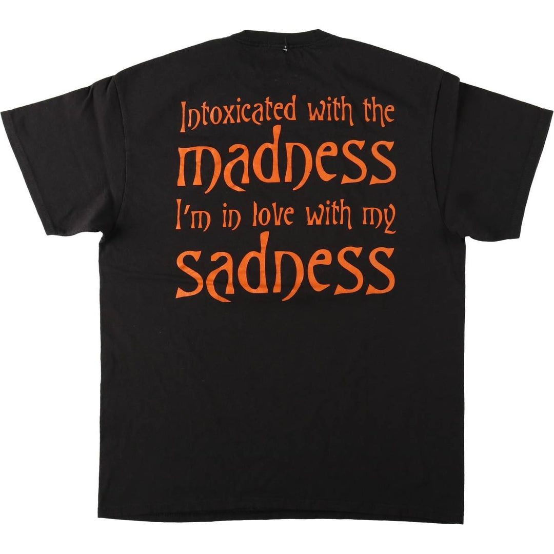 THE SMASHING PUMPKINS Smashing Pumpkins Band T-shirt Band T Men's L size cotton black type Vintage Second Hand