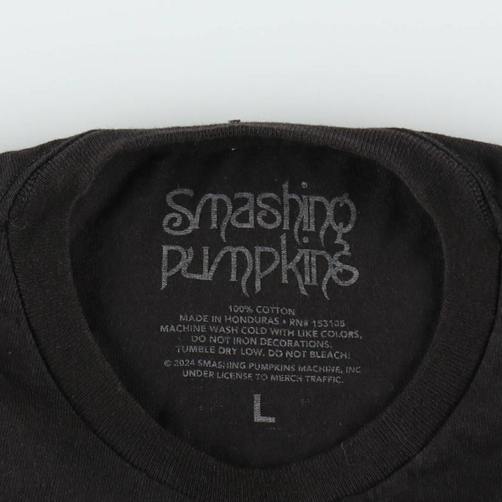 THE SMASHING PUMPKINS Smashing Pumpkins Band T-shirt Band T Men's L size cotton black type Vintage Second Hand