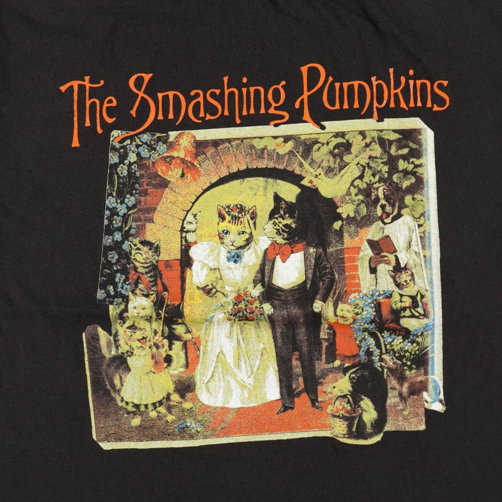 THE SMASHING PUMPKINS Smashing Pumpkins Band T-shirt Band T Men's L size cotton black type Vintage Second Hand