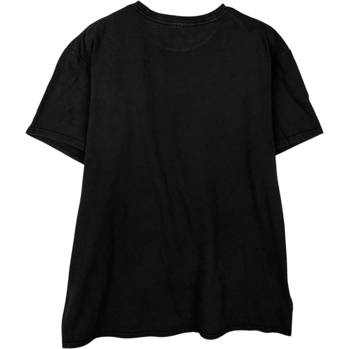 THE BEATLES Band T-shirt, Men's L size cotton black type Vintage Second Hand