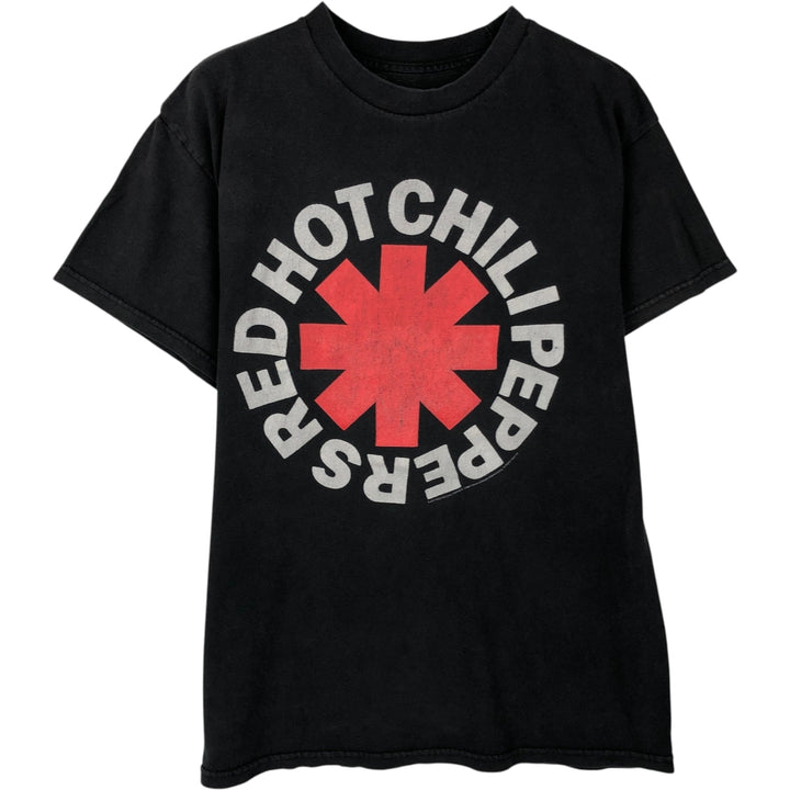 RED HOT CHILI PEPPERS Red Hot Chili Peppers Band T-shirt Band T Men's M size unclear black type Vintage Second Hand