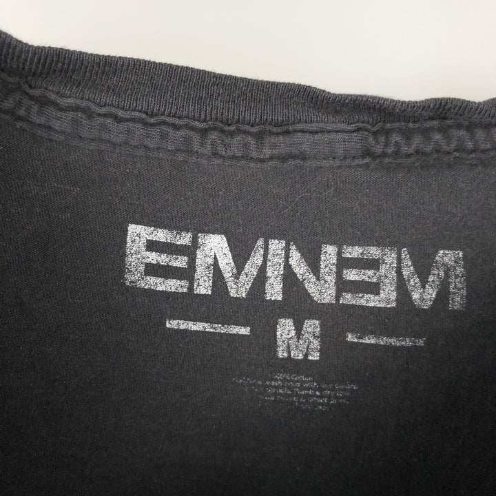 EMINEM Rap T-shirt, Men's M size unclear black type Vintage Second Hand