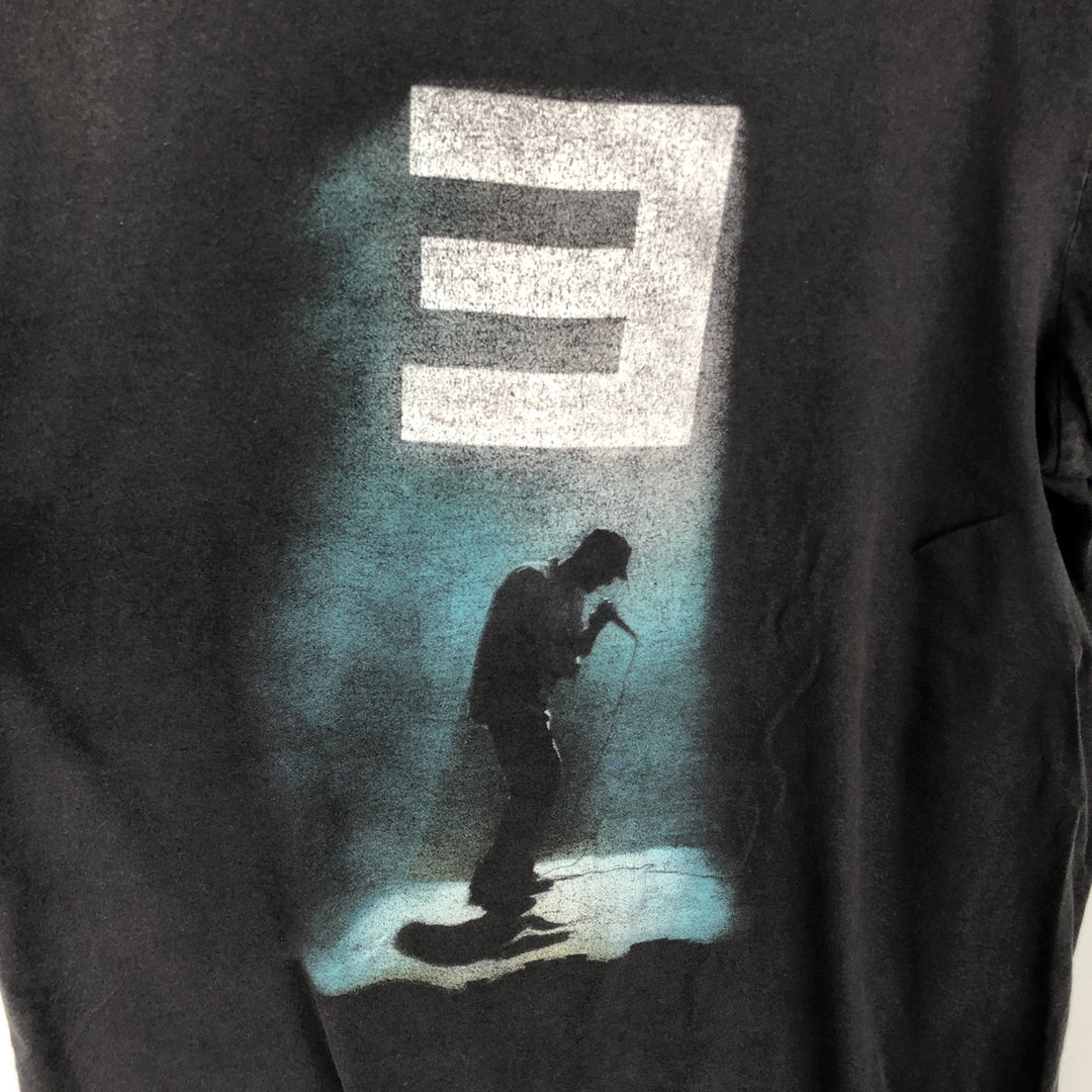 EMINEM Rap T-shirt, Men's M size unclear black type Vintage Second Hand