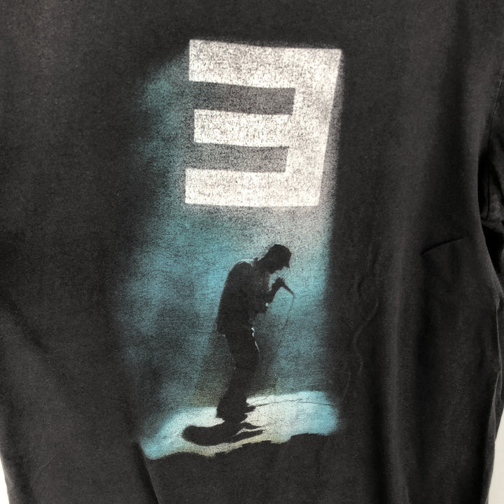 EMINEM Rap T-shirt, Men's M size unclear black type Vintage Second Hand