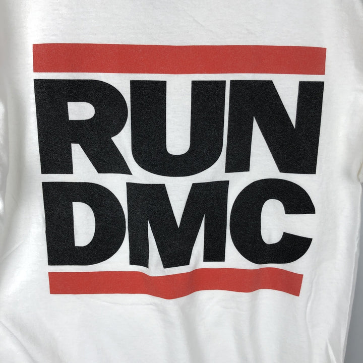 RUN DMC Rap T-shirt, Men's Size Medium cotton white type Vintage Second Hand