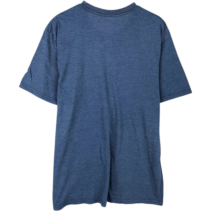 NIRVANA Nirvana Band T-shirt, Band T, Men's L size cotton blue type Vintage Second Hand