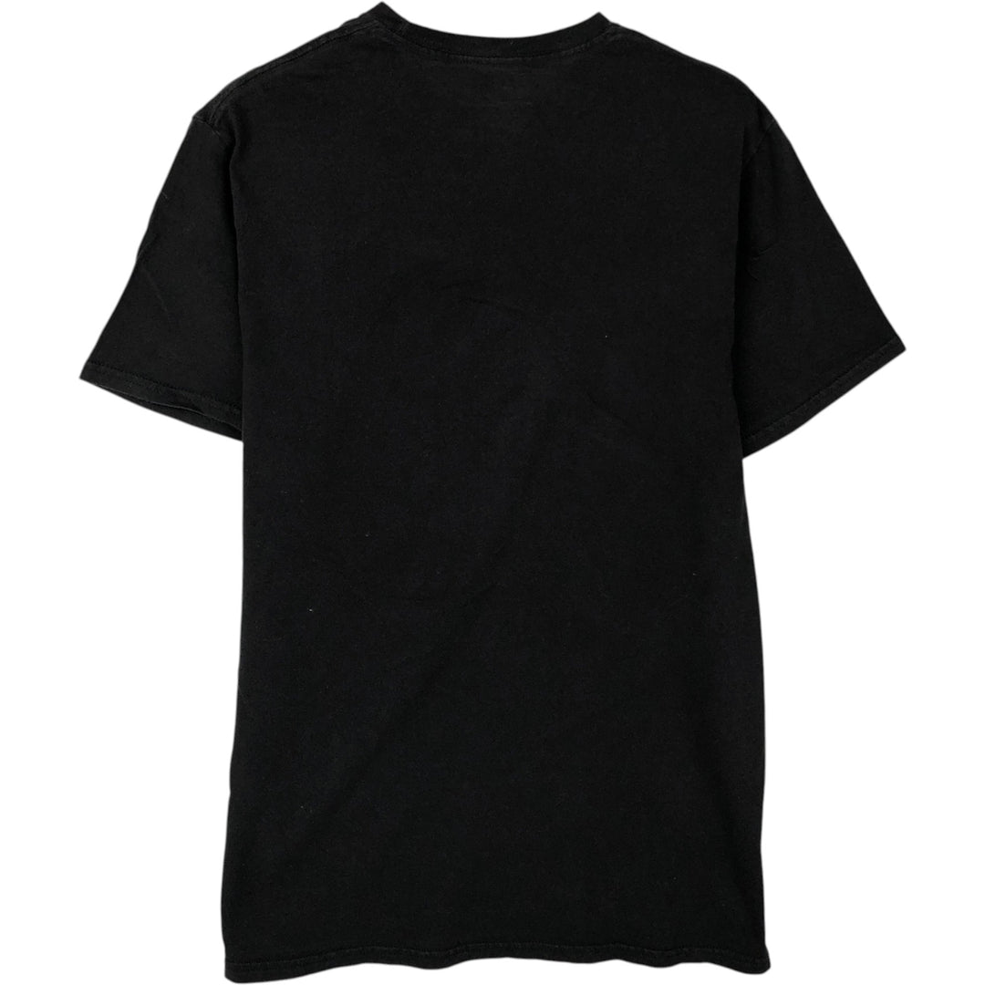 THE BEATLES Band T-shirt, Men's M size cotton black type Vintage Second Hand