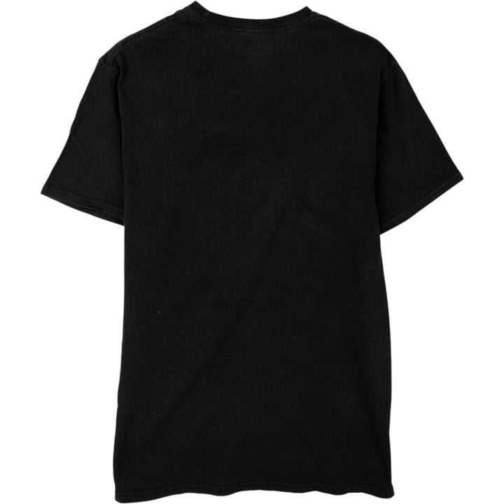 THE BEATLES Band T-shirt, Men's M size cotton black type Vintage Second Hand
