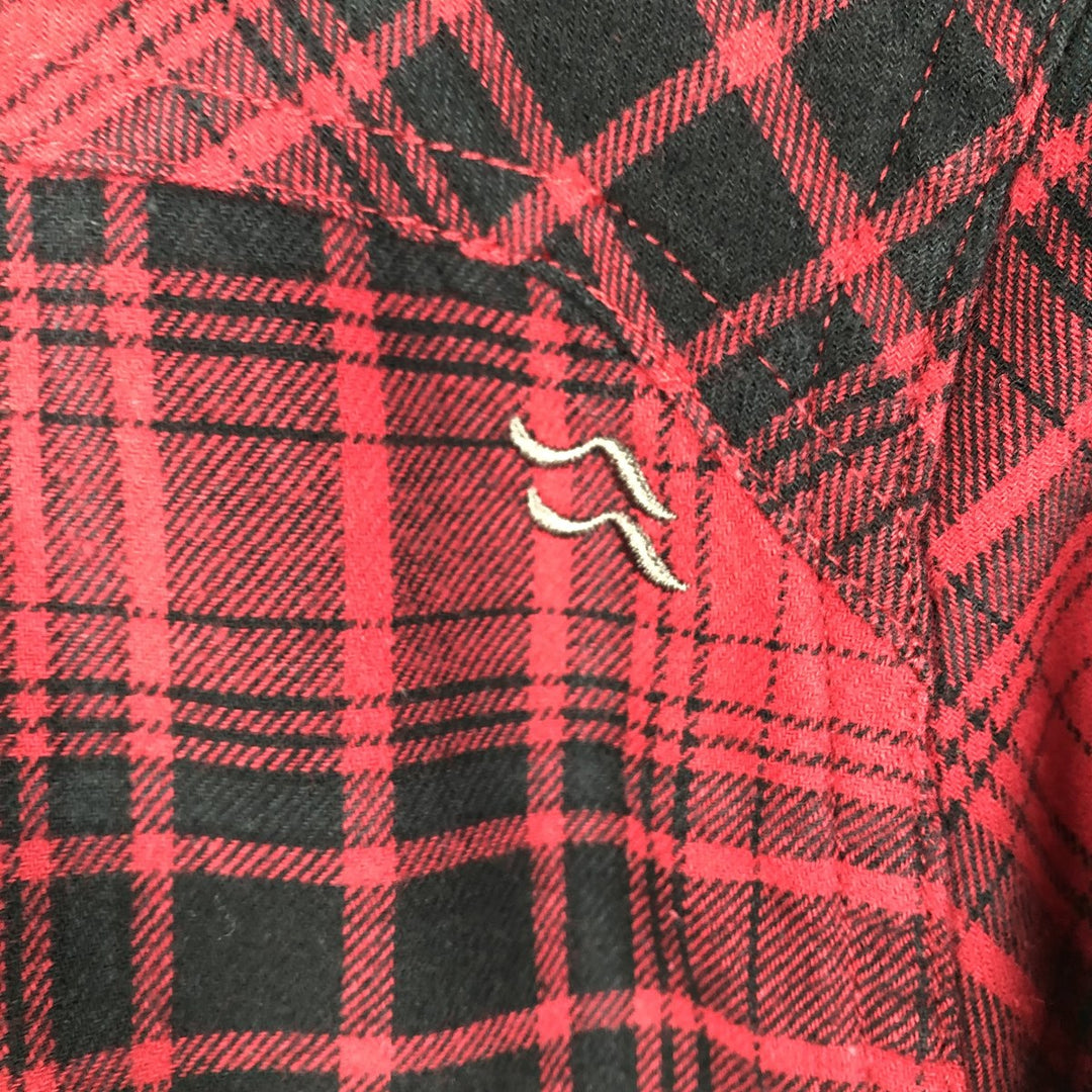 Rab Long-Sleeve Flannel Check Shirt, Men's Size XL (approx.) cotton red type Vintage Second Hand