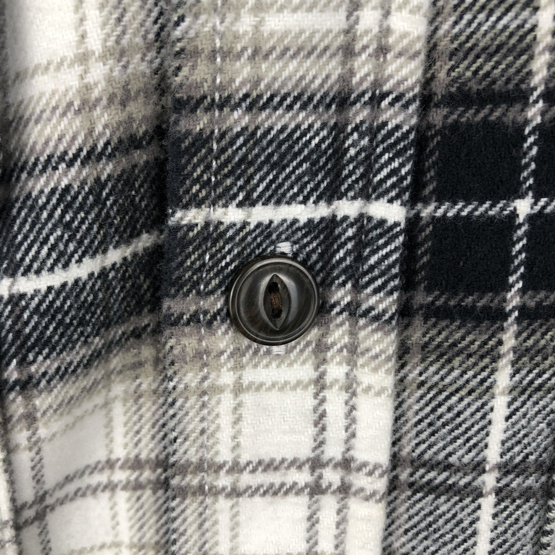 RED HEAD Long Sleeve Flannel Check Shirt, Men's Size L cotton black type Vintage Second Hand