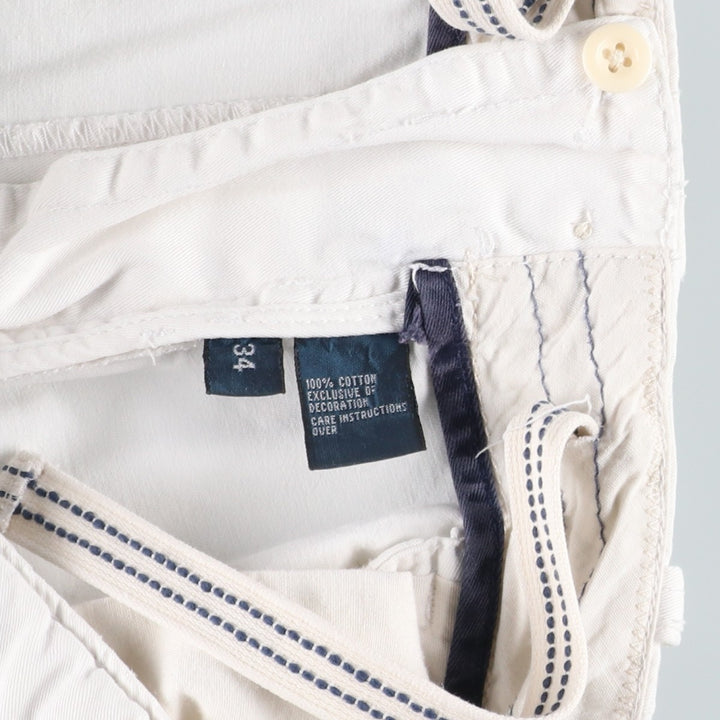 Ralph Lauren POLO by Ralph Lauren Chino Shorts, Men's, Size W35 cotton white type Vintage Second Hand
