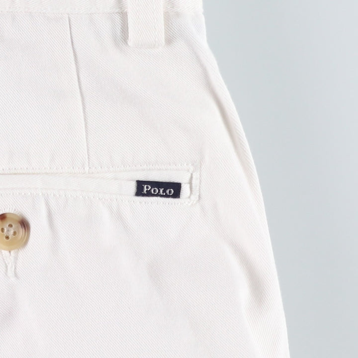 Ralph Lauren POLO RALPH LAUREN CLASSIC FIT Chino Shorts, Men's, Size W34 cotton white type Vintage Second Hand